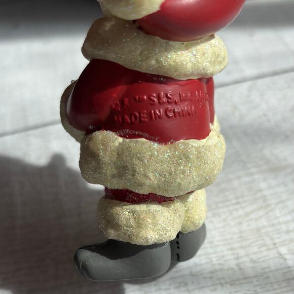 Vintage Raggedy Ann Santa Holiday Ornament with Hobby Horse - Picture 5 of 7